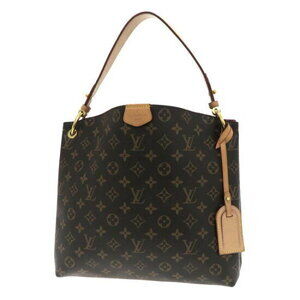 Louis Vuitton Monogram Graceful Shoulder Bag Brown Pivoine Canvas
